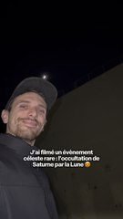 JE L’AI FAIT ! 😍 J’ai filmé l’occultation de Saturne par la Lune !