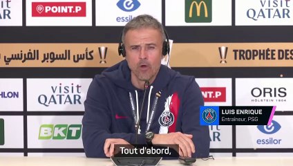 Luis Enrique : "Un résultat juste"