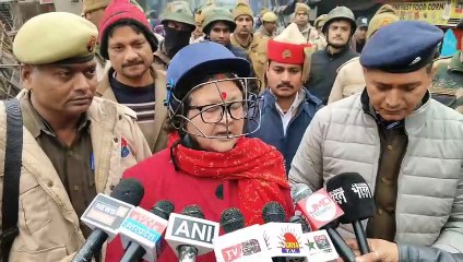 Kanpur Mayor Pramila Pandey Inspected Hanuman Temple in Bekanganj Despite Objection from Muslim Religious Leaders
