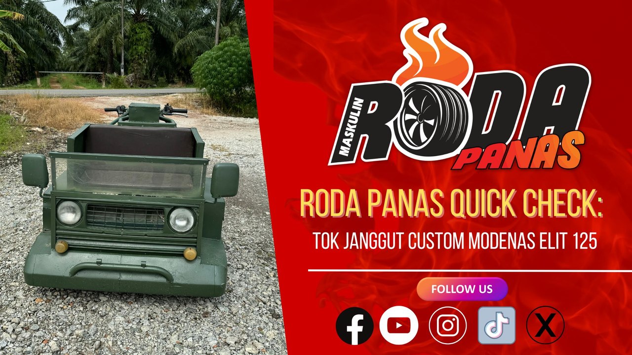 RODA PANAS QUICK CHECK :  TOK JANGGUT CUSTOM MODENAS ELIT 125