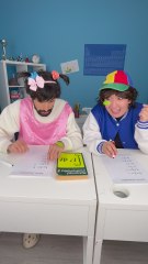 My Friend Will Always Help Me With The Math Test! 🤓👊