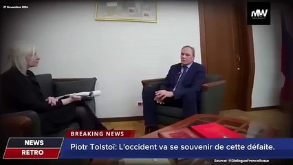 Piotr Tolstoï EXPLOSE _ La France ose défier la Russie _ Les DÉTAILS qui choquen