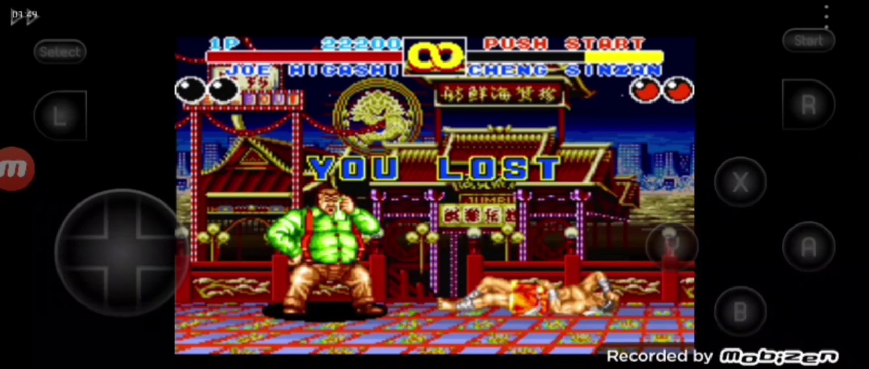 Fatal Fury 2 Joe Higashi vs Cheng Sinzan Joe Higashi é derrotado por Cheng Sinzan