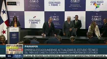 Empresa estadounidense actualizará estudio técnico de tren que conecta Panamá con Costa Rica