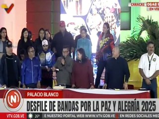Banda Nuestra Señora de la Caridad recibe mención honorífica en el desfile por la paz y alegría 2025
