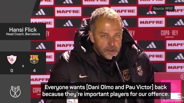 Flick pleased to put Olmo distraction behind him with big win