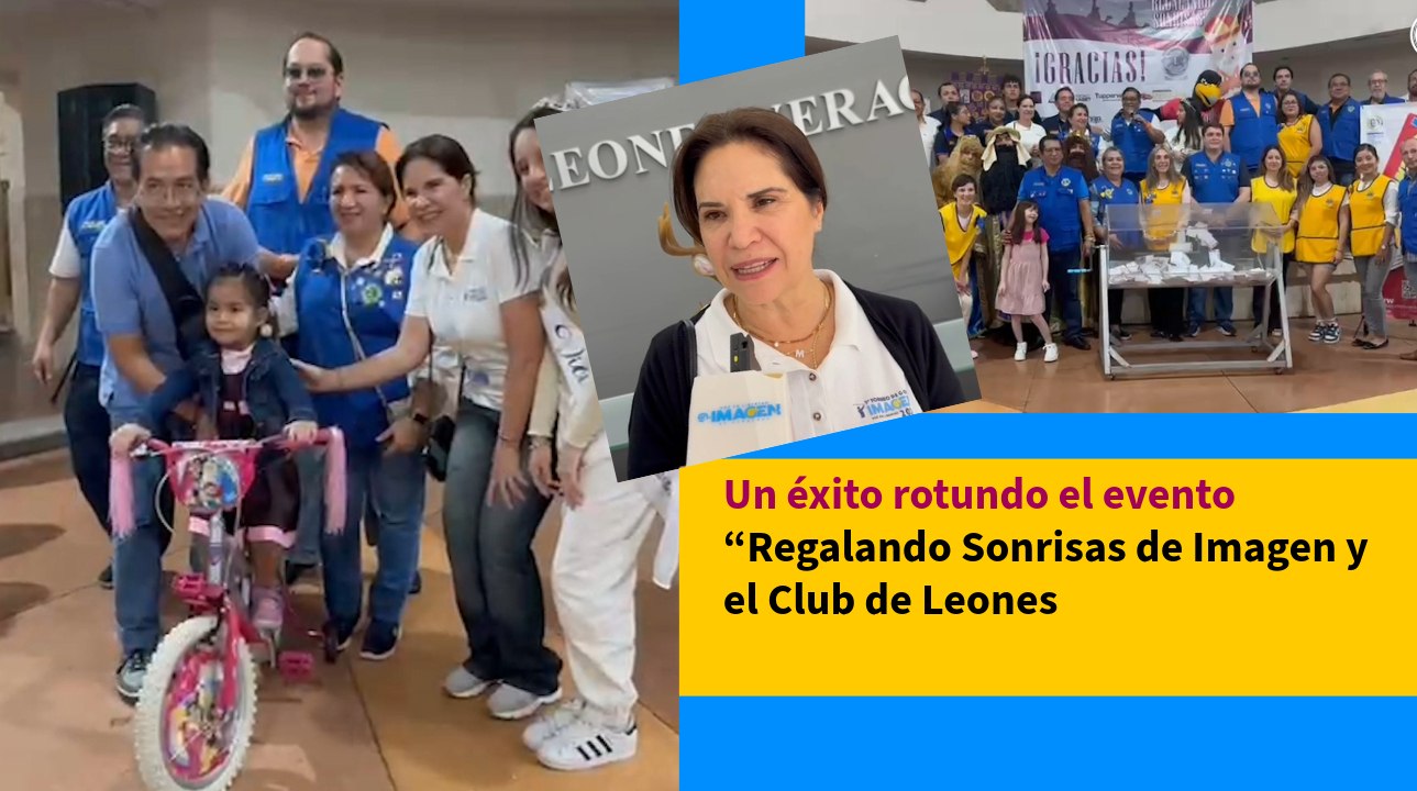 Un éxito rotundo el evento “Regalando Sonrisas de Imagen y el Club de Leones