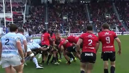 TOP 14 - Essai de Setariki TUICUVU 2 (RCT) - RC Toulon - Racing 92