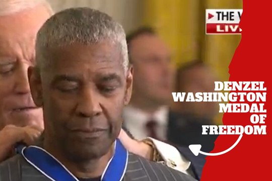Denzel Washington honored with presidential medal of freedom