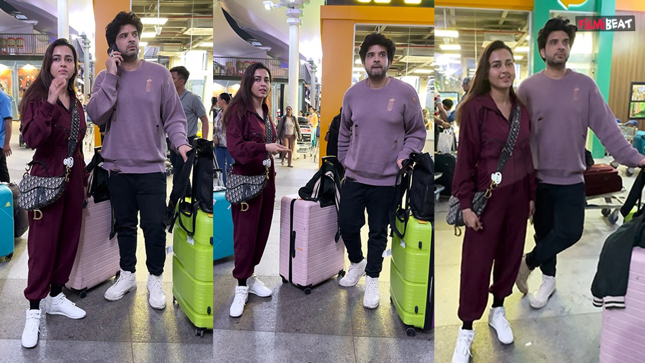 Tejasswi Prakash और Karan Kundrra New Year Celebrate कर लौटे Mumbai! । Filmibeat