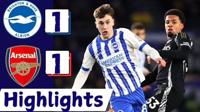 Arsenal vs Brighton 1-1 HIGHLIGHTS | Arsenal - Brighton Premier League Highlights & Goals 2025