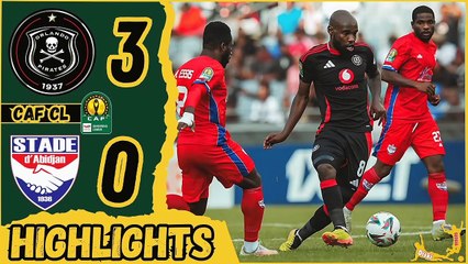 Orlando Pirates vs Stade D'Abidjan 3-0 - All Goals & Highlights - Caf Champions League 2025