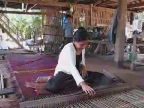 Tissage nattes joncs