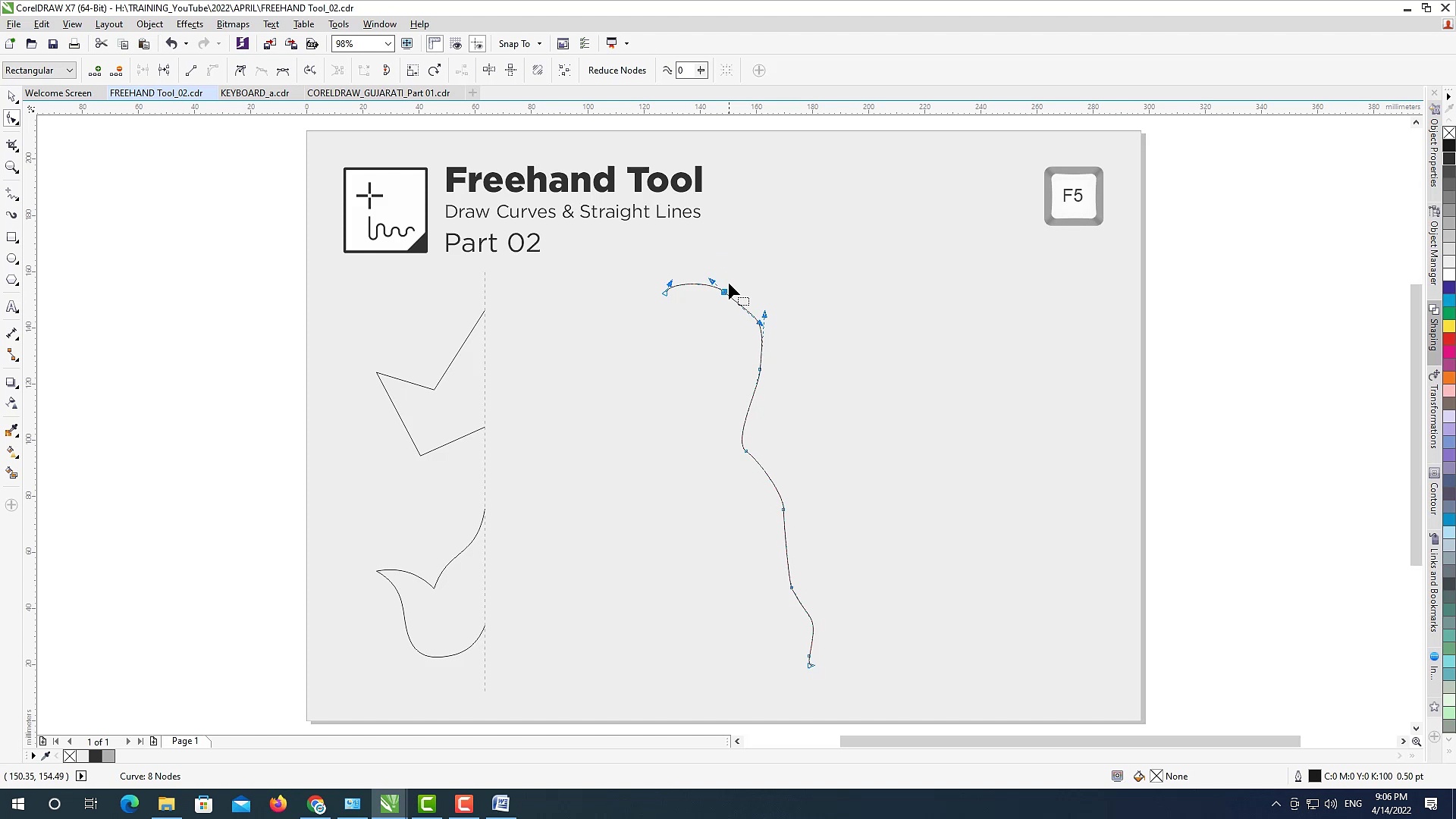 Graphic Design Learning with Corel Draw