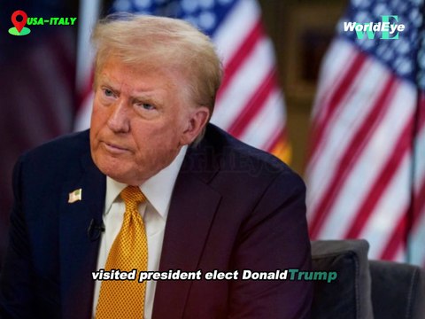 Giorgia Meloni’s Historic Meeting with Donald Trump: Strengthening EU-US Relations - WorldEye