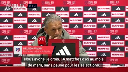 Atlético - L’adjoint de Simeone ne veut pas que son équipe se repose sur ses lauriers