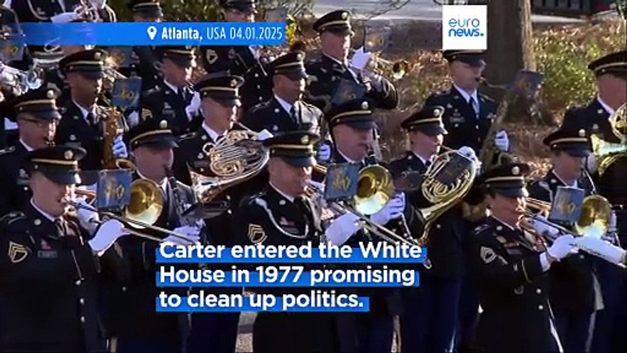 Former US President Jimmy Carter's six-day state funeral begins in Georgia