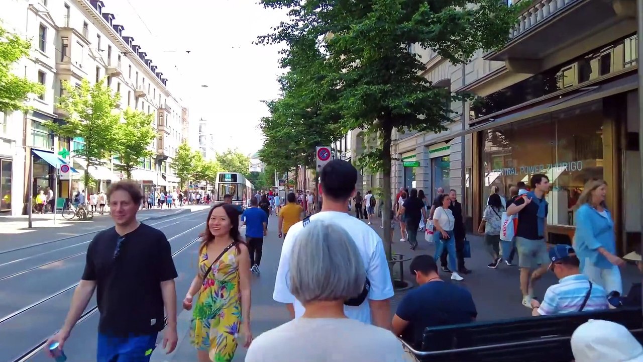 Walking Tour of Zurich, Switzerland 🇨🇭 | Explore Historic Streets & Stunning Views in 4K