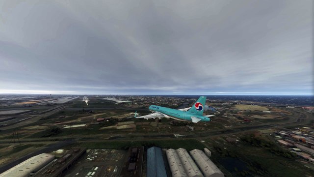 Rough Weather Landing: Korean Air A320neo at Nagasaki Airport (NGS), Nagasaki, Japan #flights #fly #flightlovers #Canada #USA #Japan #aviation #flying #FlyingLovers #aviationlovers