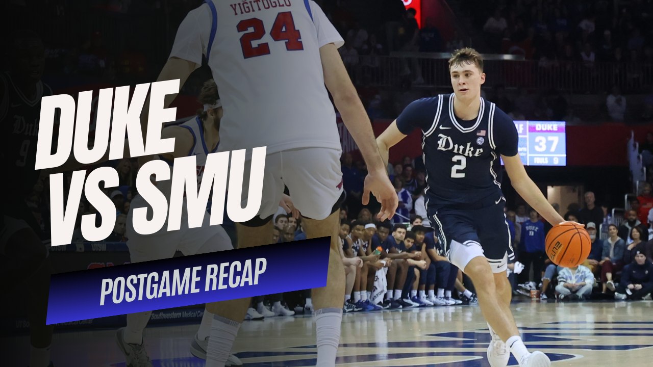 Duke Dominates SMU in Dallas Behind Cooper Flagg’s 24 Point Stellar Performance
