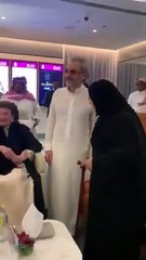 لقطة نادرة لظهور الأميرة منى الصلح والدة الأمير الوليد بن طلال قبل وفاتها