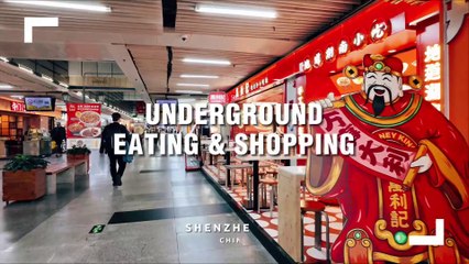 Eating & Shopping in Shenzhen's Underground Link City 🇨🇳
