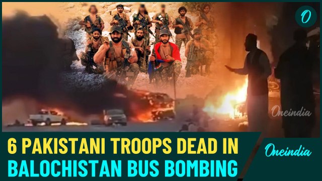 Balochistan Liberation Army Attack Paramilitary Troops Bus: 6 killed, 25 injured in Deadly Bombing