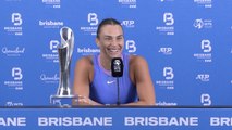 Tennis - Brisbane 2025 - Aryna Sabalenka... an 18th title before the Australian Open: 