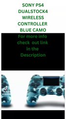 SONY PS4 DUALSTOCK4 WIRELESS CONTROLLER BLUE CAMO For more info check_20241208_175155_0001