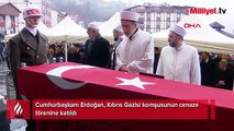 Cumhurbaşkanı Erdoğan, Kıbrıs Gazisi komşusunun cenaze törenine katıldı