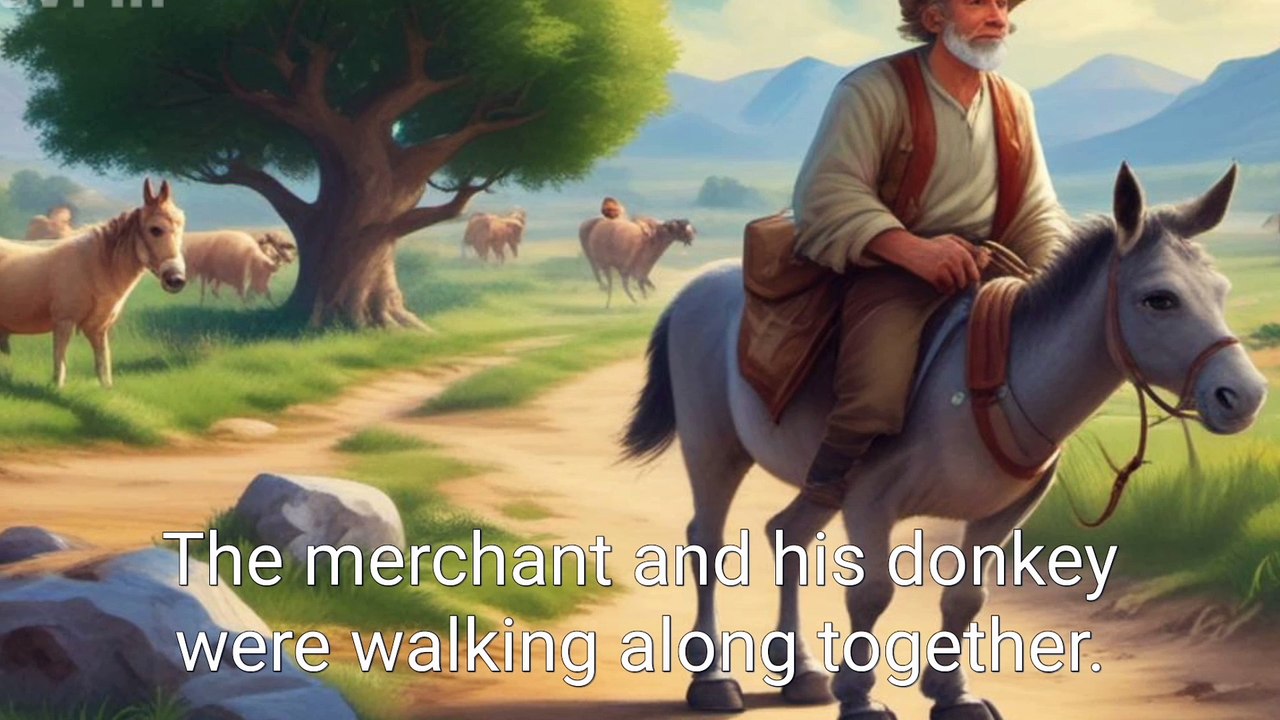 Marchant and his donkey