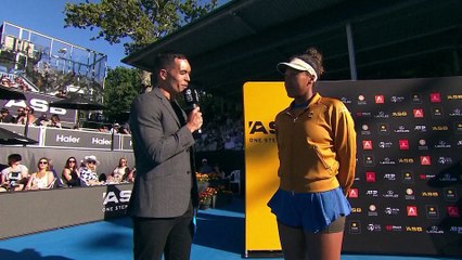 'I'm really sorry about how it ended' - Osaka on injury retirement in ASB Classic final