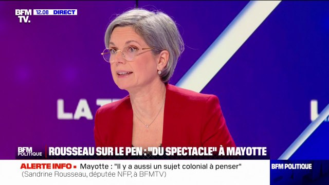 Sandrine Rousseau (Les Écologistes), sur Mayotte: La misère génère le Rassemblement national