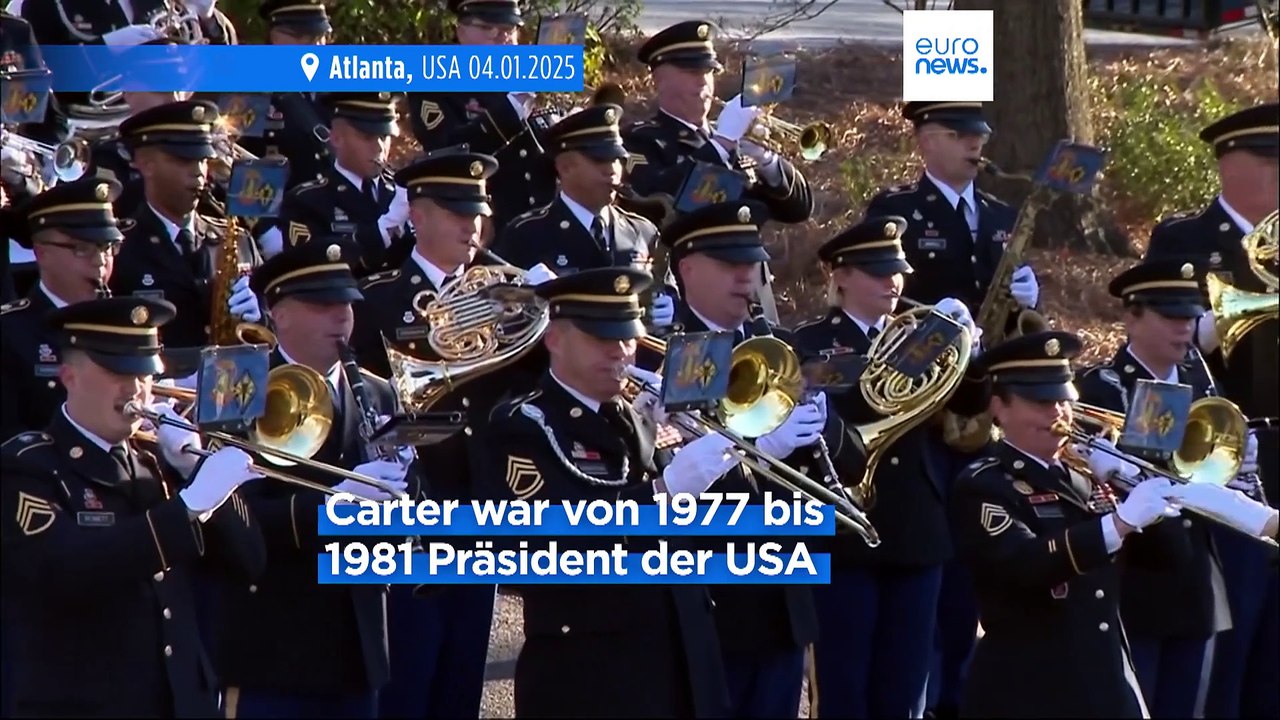 Sechstägige Trauerfeierlichkeiten für Jimmy Carter haben begonnen