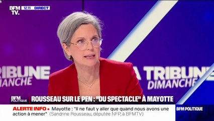 Loi d'urgence pour Mayotte: "Les annonces qui sont faites me semblent taper à côté de la cible", déplore Sandrine Rousseau