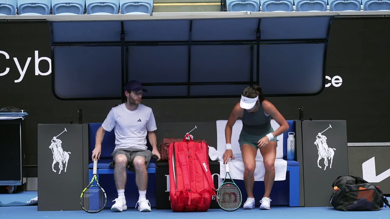 Tennis - Australian Open 2025 - Emma Raducanu practice in Melbourne
