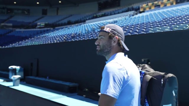 Tennis - Australian Open 2025 - Matteo Berrettini practice in Melbourne