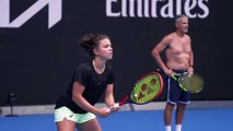 Tennis - Australian Open 2025 - Jasmine Paolini practice in Melbourne