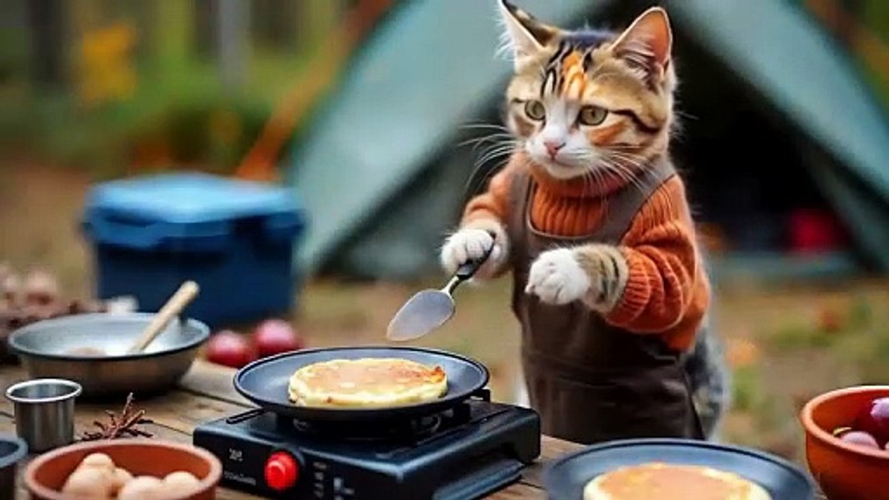 "Adventure Tails: Cats Go Camping", "Paws and Campfires: Cats in the Great Outdoors" "Whisker Wanderers: Cats Go Camping"