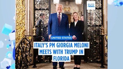 Italian Prime Minister Meloni visits Trump at Mar-a-Lago