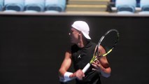 Tennis - Australian Open 2025 - Holger Rune practice in Melbourne