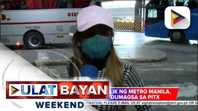 Mga biyaherong pabalik ng Metro Manila, dagsa sa PITX; nasa 17-K pasahero, inaasahan