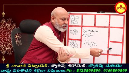 సునఫ/ అనఫ యోగం జాతకంలో ఉంటే కలిగే ఫలితాలు | Sunapha | Anapha Yogam | Nanaji Patnaik | Poojatv Telugu