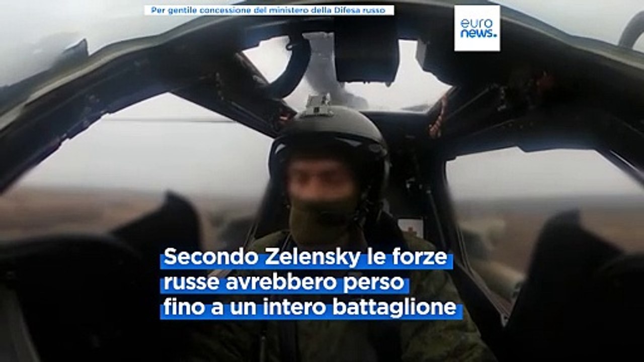 Ucraina, Zelensky: "Gravi perdite russe nella regione di Kursk"