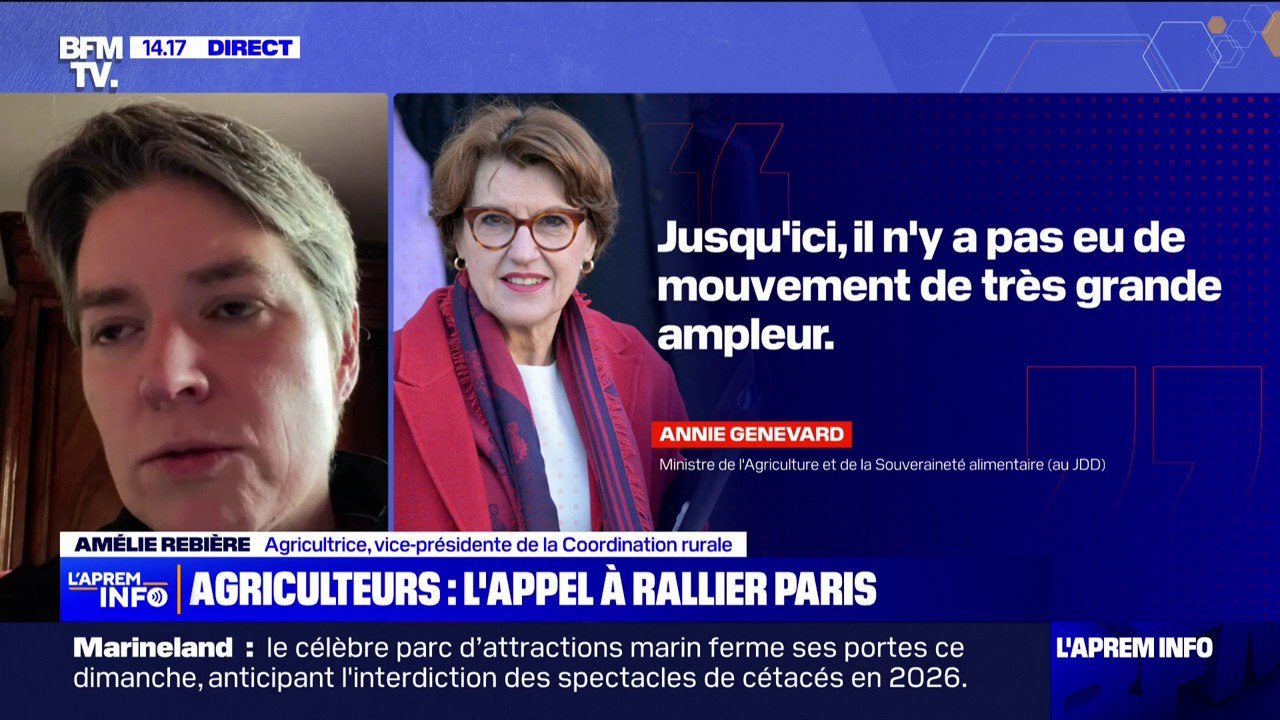 Colère agricole: "Ça fait plus d'un an que ça dure, nous, on veut des garanties", affirme Amélie Rebière (Coordination rurale)