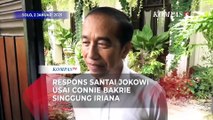 Respons Santai Jokowi usai Connie Bakrie Singgung Nama Iriana