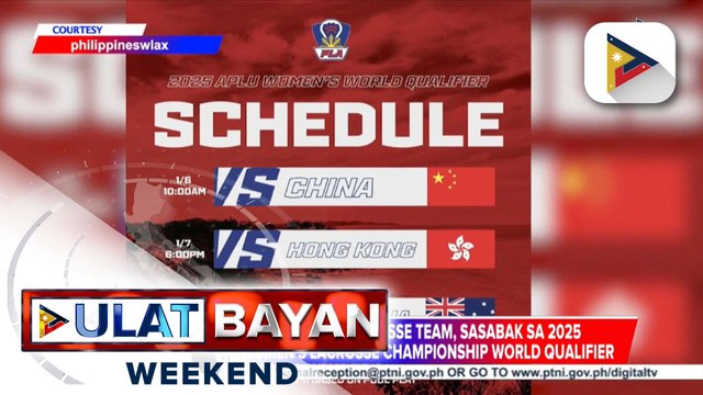 PH Women’s National Lacrosse Team, sasabak sa 2025 Asia-Pacific Women’s Lacrosse Championship World Qualifier
