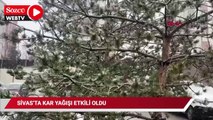 Sivas’ta kar yağışı