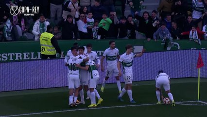 Gol de Mendoza (1-0) en el Elche 4-0 Las Palmas