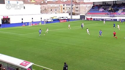 Gol de Ángel Sánchez (3-2)) en el Ourense C.F. 3-2 Valladolid
